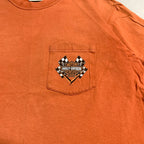 ハーレーダビッドソン Harley-Davidson Tシャツ USA製 ヘインズ オレンジ メンズM