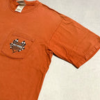 ハーレーダビッドソン Harley-Davidson Tシャツ USA製 ヘインズ オレンジ メンズM