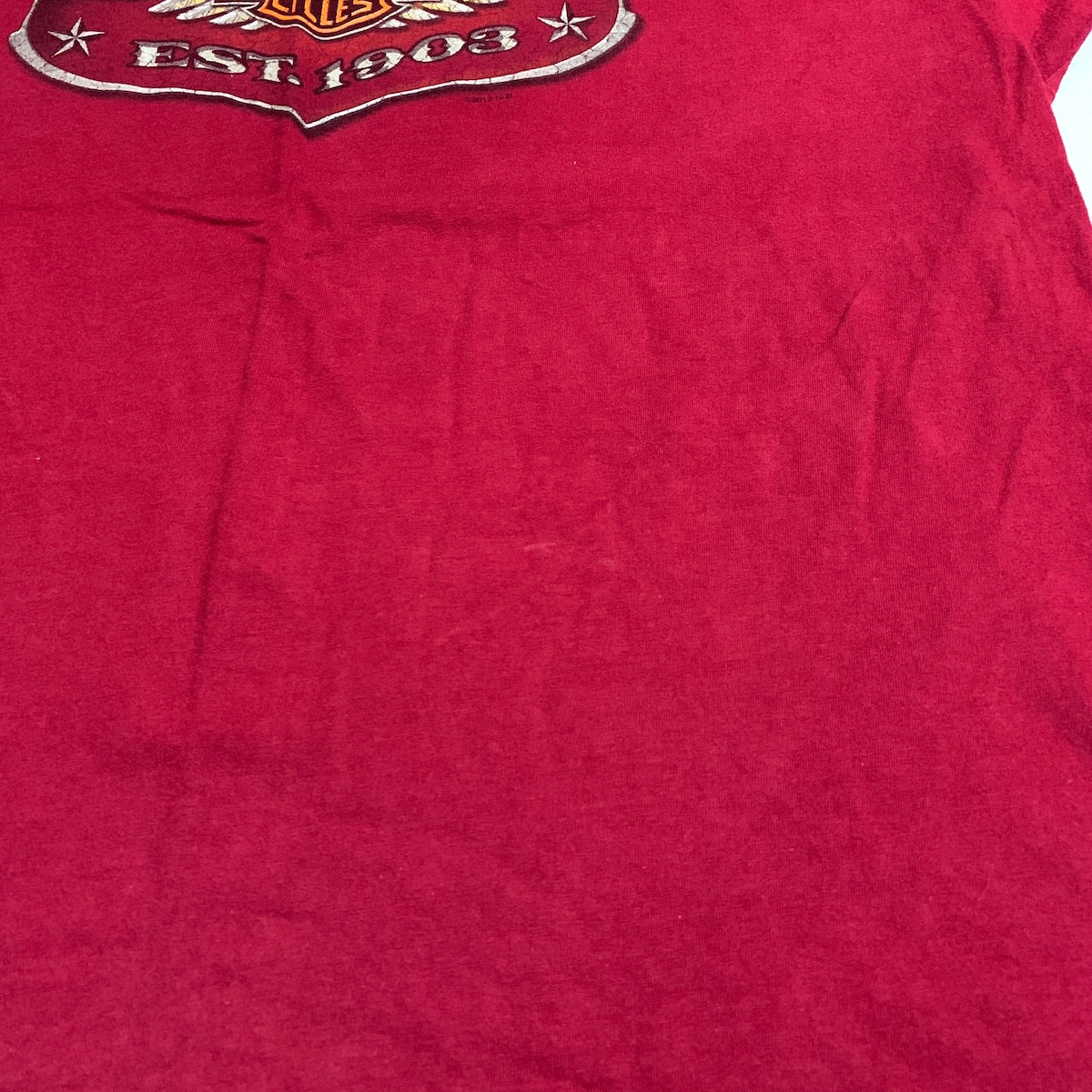 ハーレーダビッドソン Harley-Davidson Tシャツ ヘインズ ワインレッド メンズL
