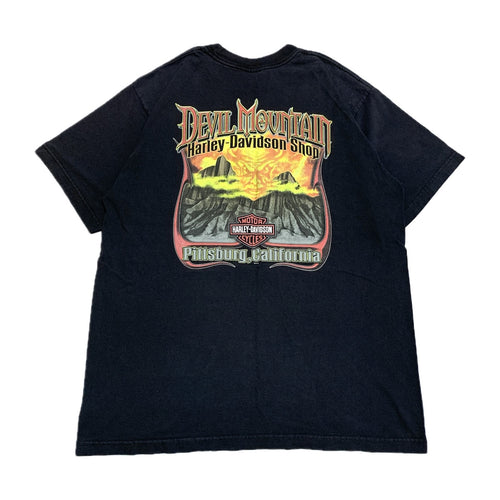 ハーレーダビッドソン Harley-Davidson Tシャツ USA製 ブラック メンズXL
