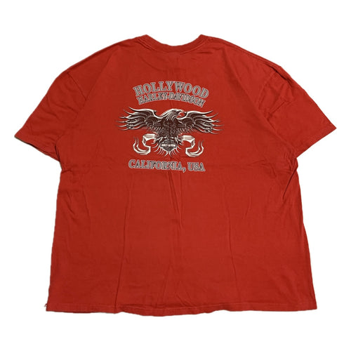 ハーレーダビッドソン Harley-Davidson Tシャツ レッド カリフォルニア メンズXXL