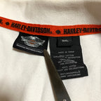 ハーレーダビッドソン Harley-Davidson ポロシャツ ホワイト メンズ3XL
