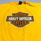 ハーレーダビッドソン Harley-Davidson  タンクトップ イエロー ロスウェル メンズXL