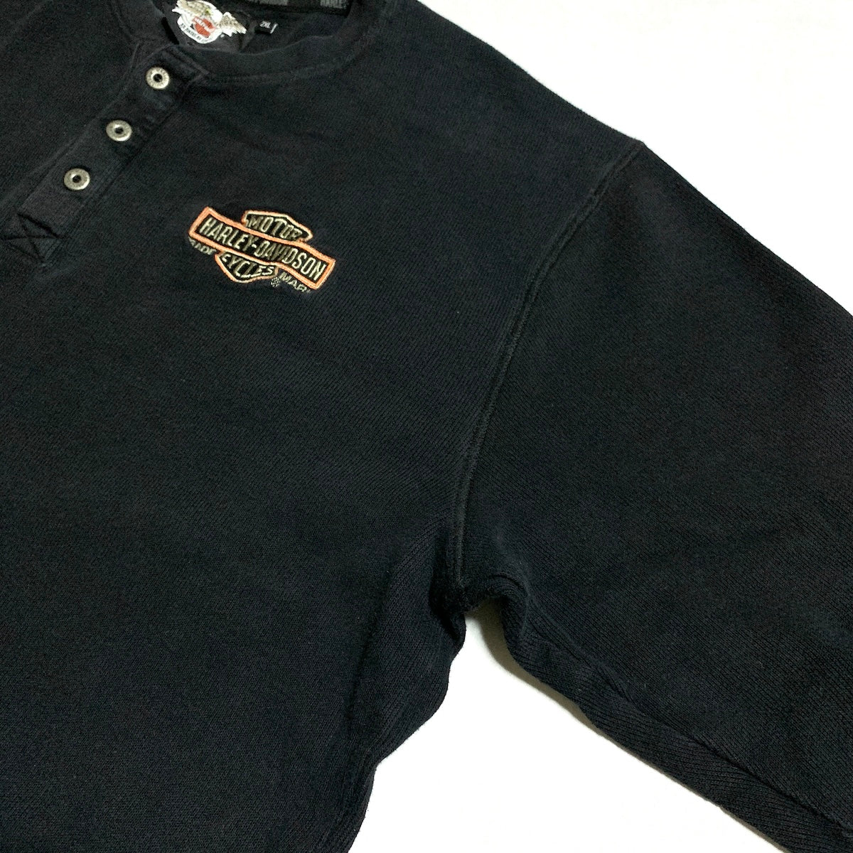 ハーレーダビッドソン Harley-Davidson ロンT サーマル ヘンリーネック