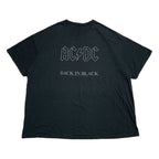 エーシー・ディーシー ACDC Tシャツ 2016 ブラックインブラック メンズ3XL相当