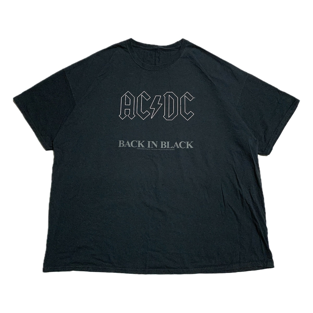エーシー・ディーシー ACDC Tシャツ 2016 ブラックインブラック メンズ3XL相当