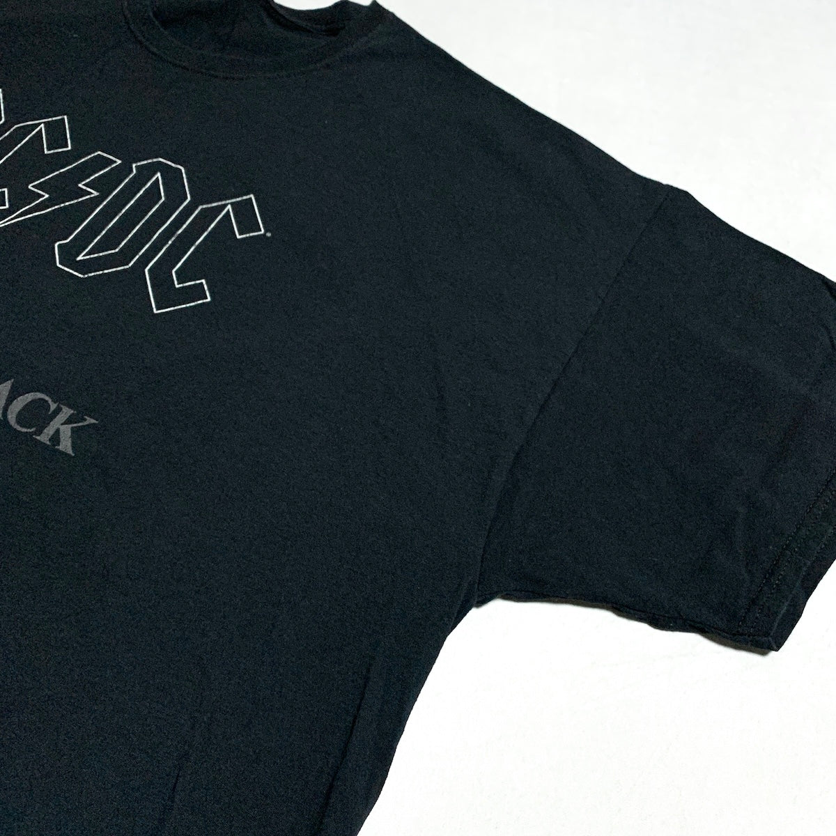 エーシー・ディーシー ACDC Tシャツ 2016 ブラックインブラック メンズ3XL相当