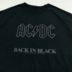 エーシー・ディーシー ACDC Tシャツ 2016 ブラックインブラック メンズ3XL相当