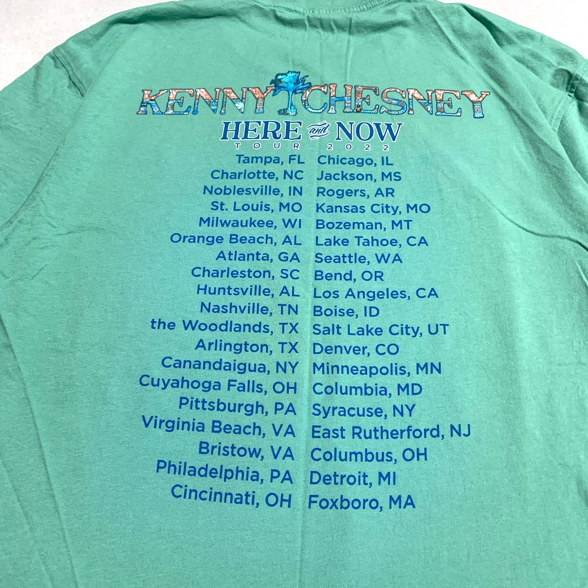 ケニー・チェズニー kenny chesney Tシャツ 2022 ツアーT メンズL