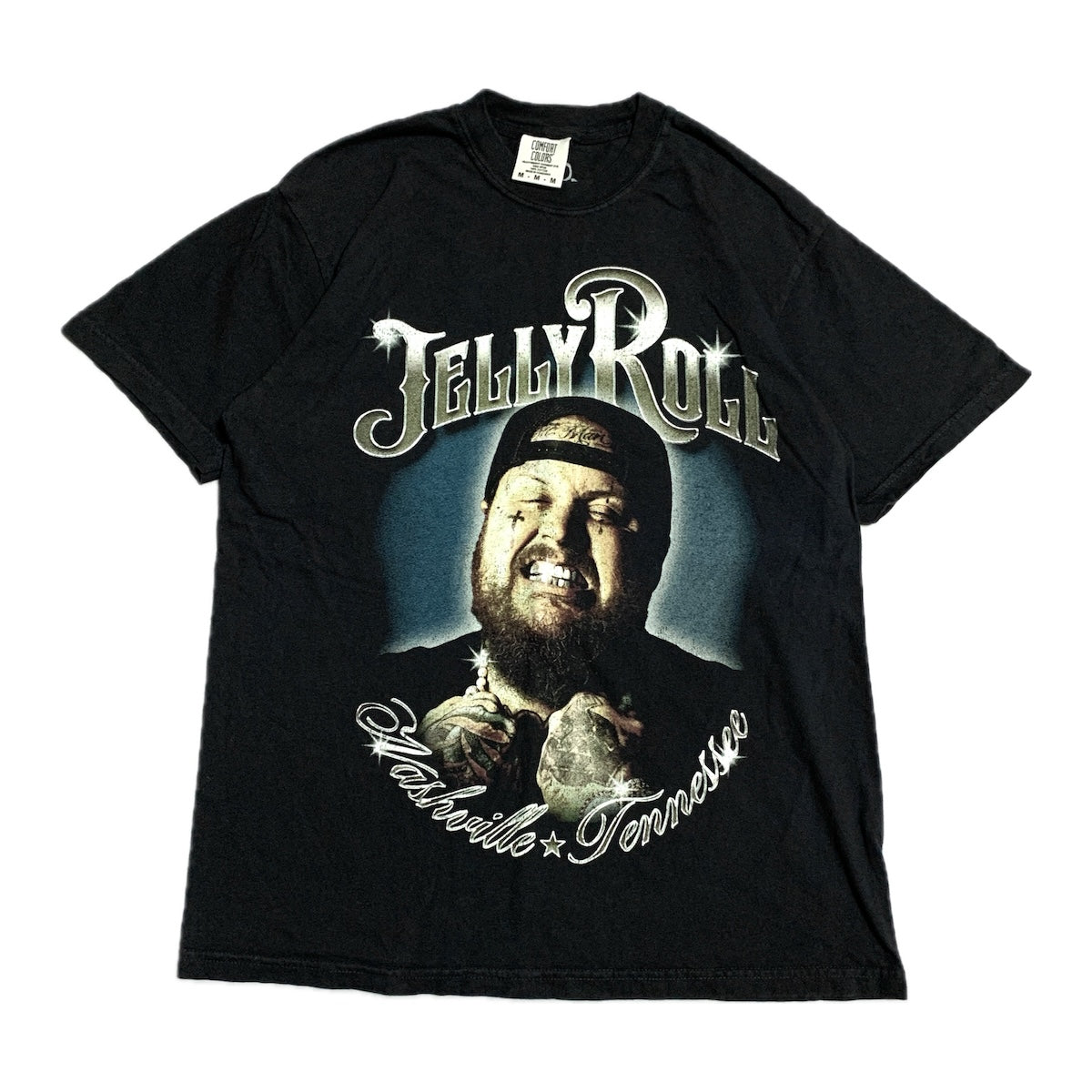 ジェリー・ロール jelly roll Tシャツ 2024 beautifully broken ブラック メンズM