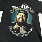 ジェリー・ロール jelly roll Tシャツ 2024 beautifully broken ブラック メンズM