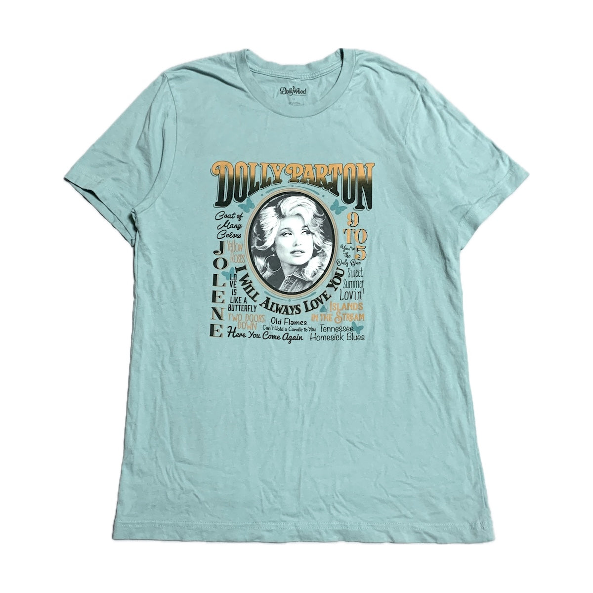 ドリー・パートン dolly parton Tシャツ スカイブルー メンズM