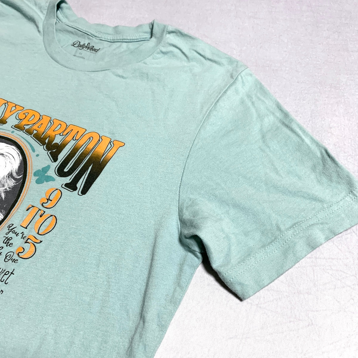 ドリー・パートン dolly parton Tシャツ スカイブルー メンズM