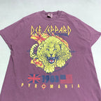 デフ・レパード Def Leppard Tシャツ 2024 パープル メンズM