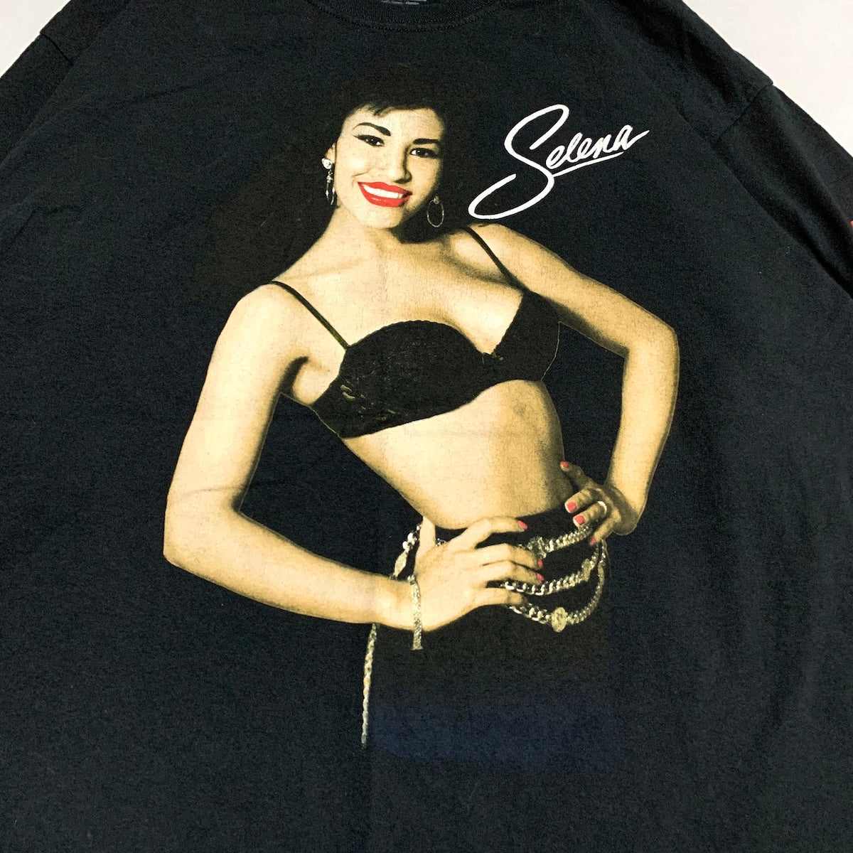 セレーナ selena ロンT ブラック バラ メンズXL
