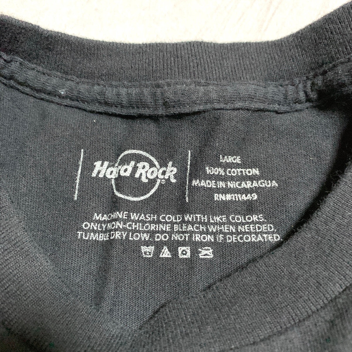 ハードロックカフェ  Hard Rock CAFE Tシャツ セミノール ブラック メンズL