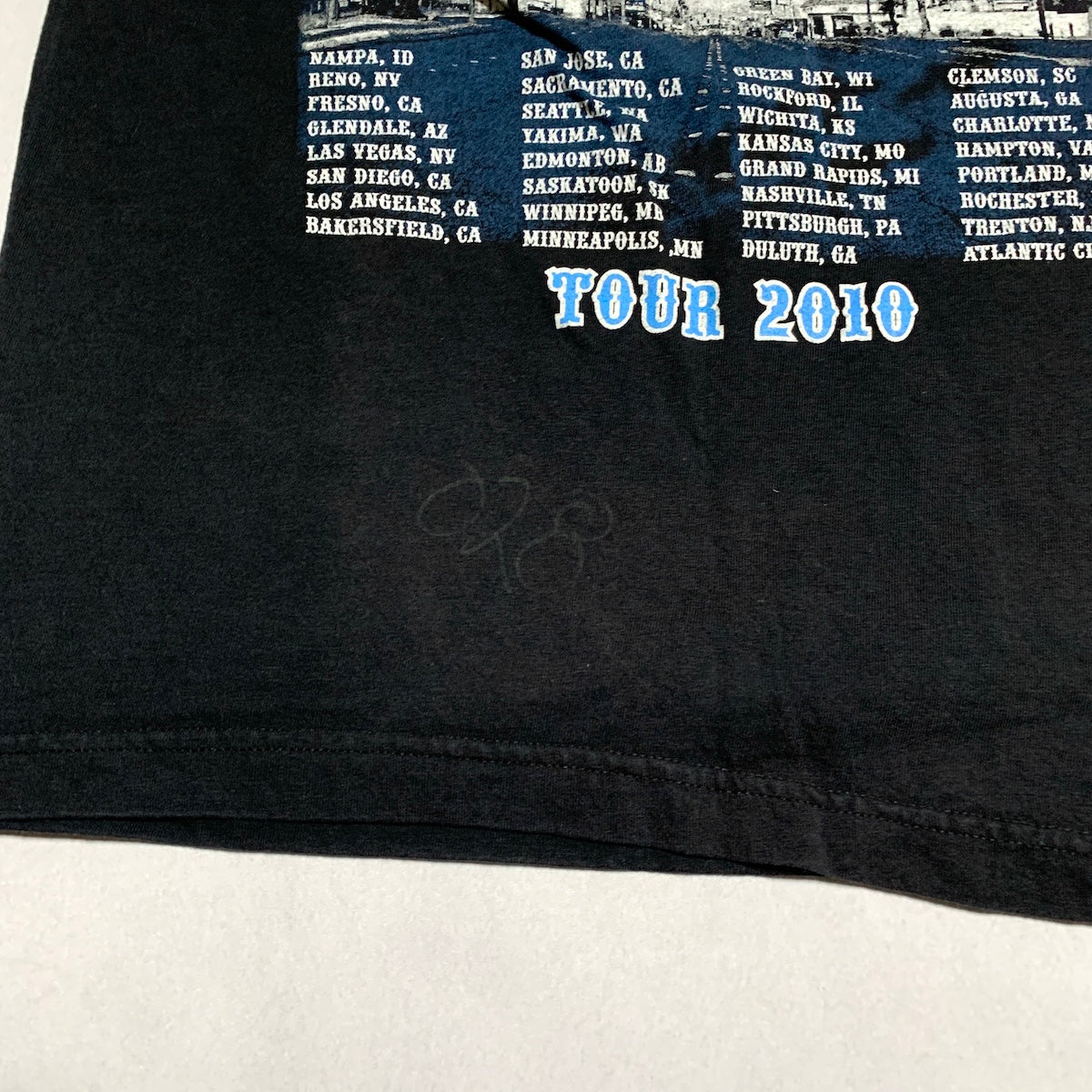 ドートリー Daughtry Tシャツ 2010 ブラック メンズM相当