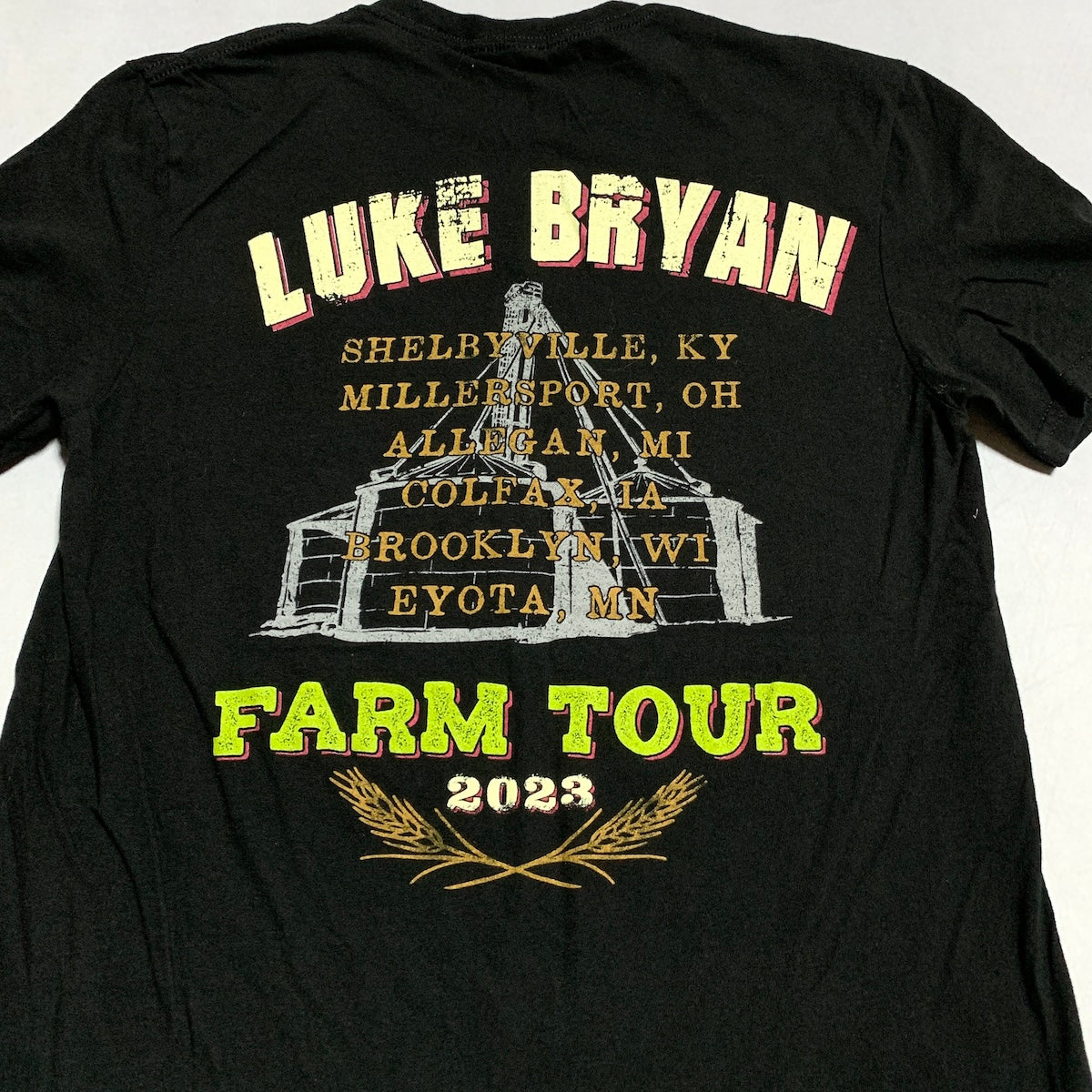 ルーク・ブライアン Luke Bryan Tシャツ ブラック メンズS
