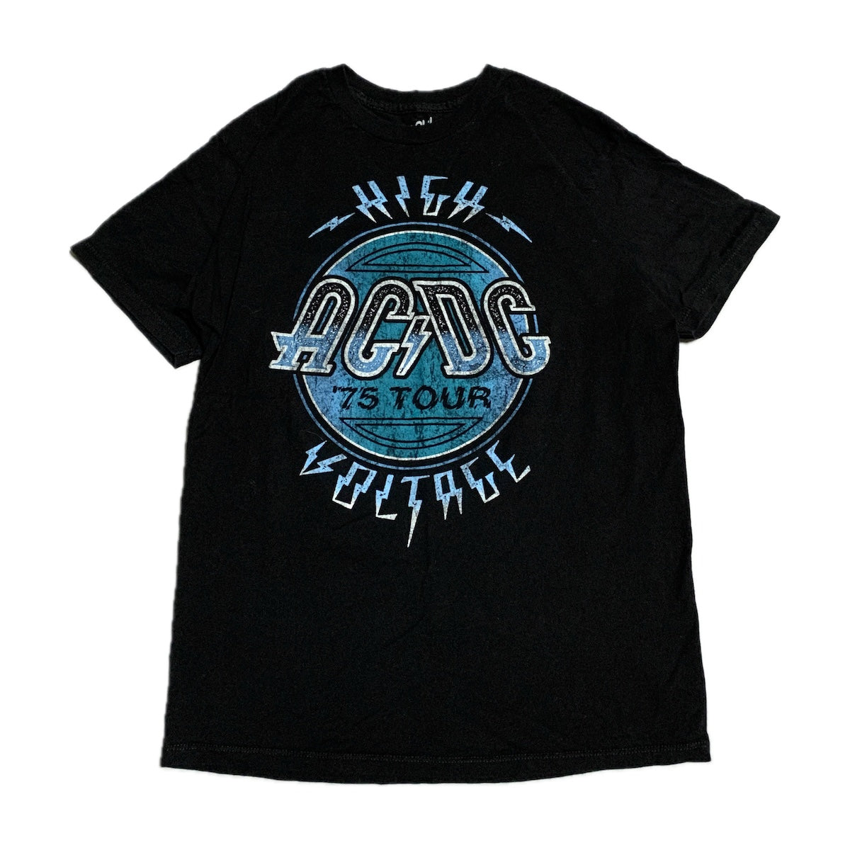 エーシー・ディーシー ACDC Tシャツ ハイヴォルテージ ブラック メンズM