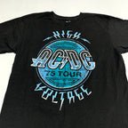 エーシー・ディーシー ACDC Tシャツ ハイヴォルテージ ブラック メンズM