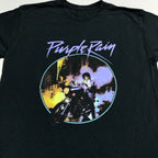 パープルレイン Purple Rain Tシャツ プリンス ブラック メンズL