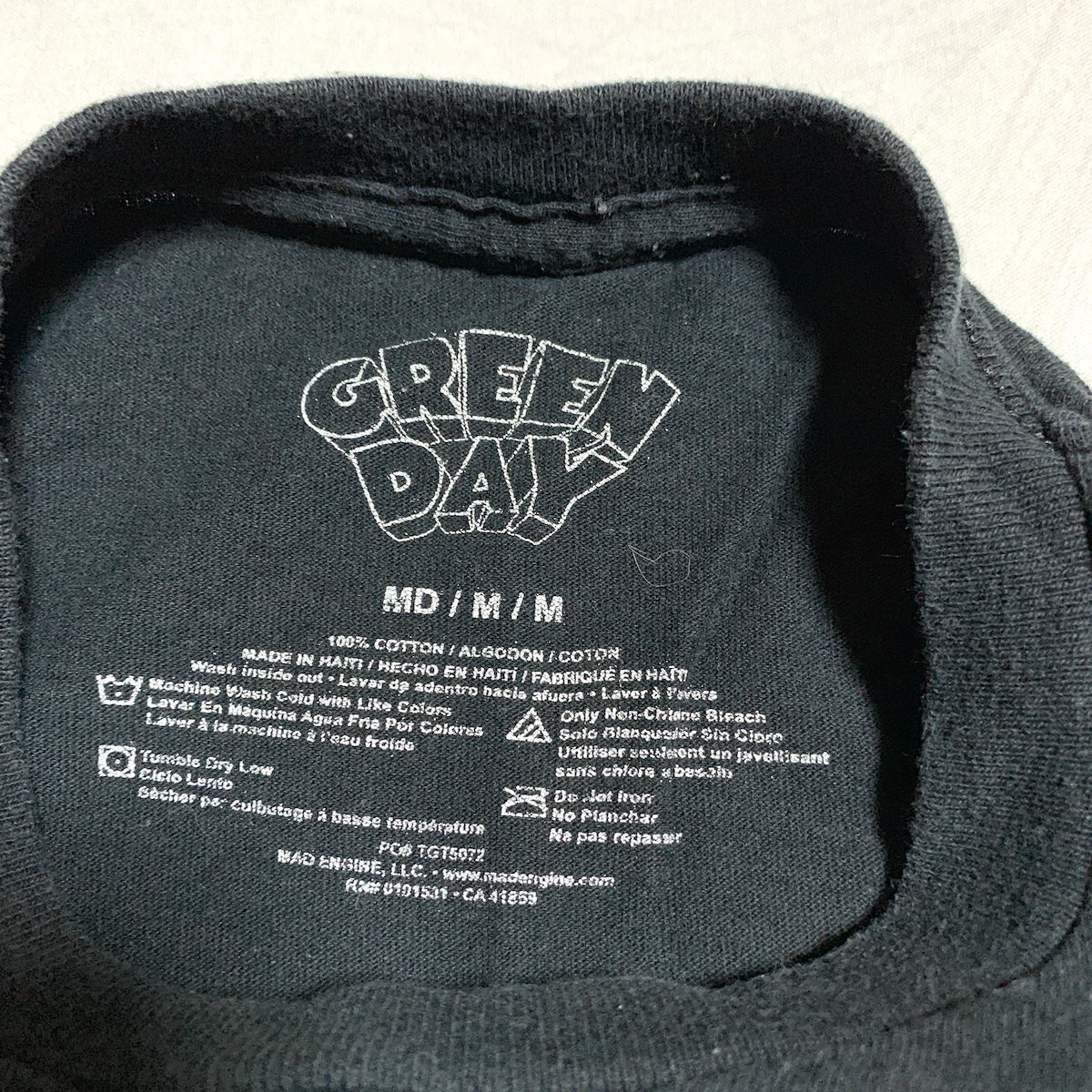 グリーンデイ Green Day Tシャツ ドゥーキー ブラック メンズM