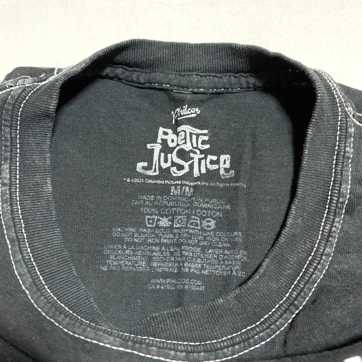 ポエティック・ジャスティス Poetic Justice Tシャツ ブラック メンズM
