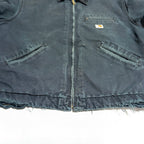 カーハート Carhartt ダックジャケット デトロイトジャケット USA製 ブラック メンズXL
