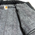 カーハート Carhartt ダックジャケット デトロイトジャケット USA製 ブラック メンズXL