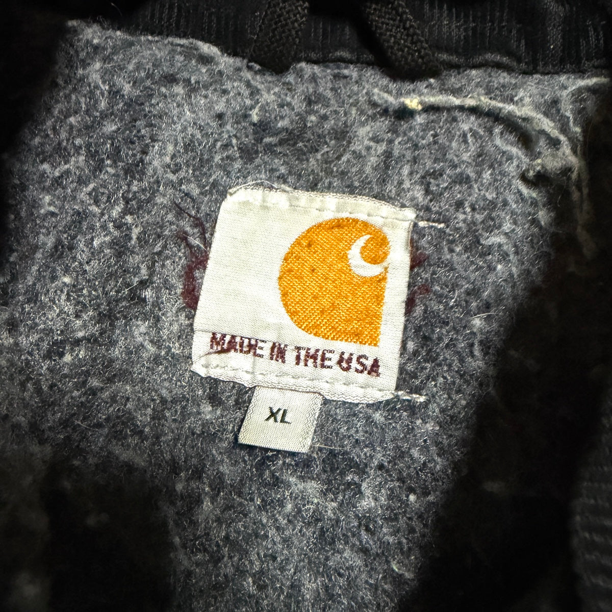 カーハート Carhartt ダックジャケット デトロイトジャケット USA製 ブラック メンズXL