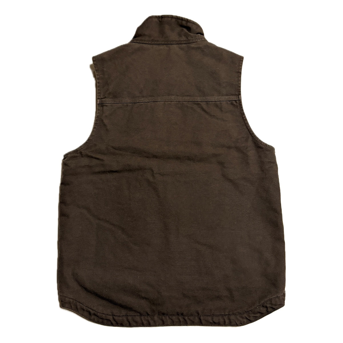 カーハート Carhartt ダックベスト ブラウン メンズS – 古着屋まんたろう