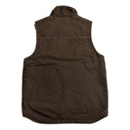 カーハート Carhartt ダックベスト ブラウン メンズS