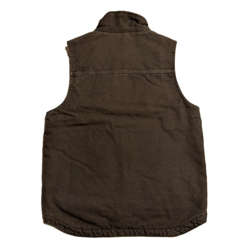 カーハート Carhartt ダックベスト ブラウン メンズS