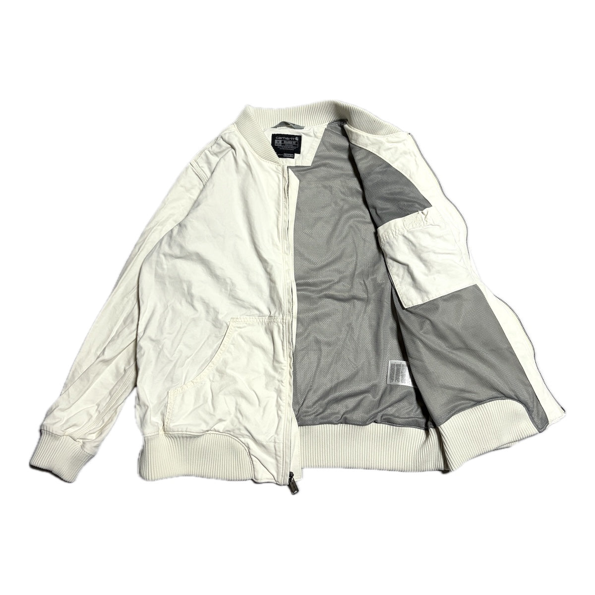 カーハート Carhartt ダックジャケット ホワイト レディースXL