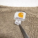 カーハート Carhartt ダックベスト 裏地ボア ブラウン メンズXL
