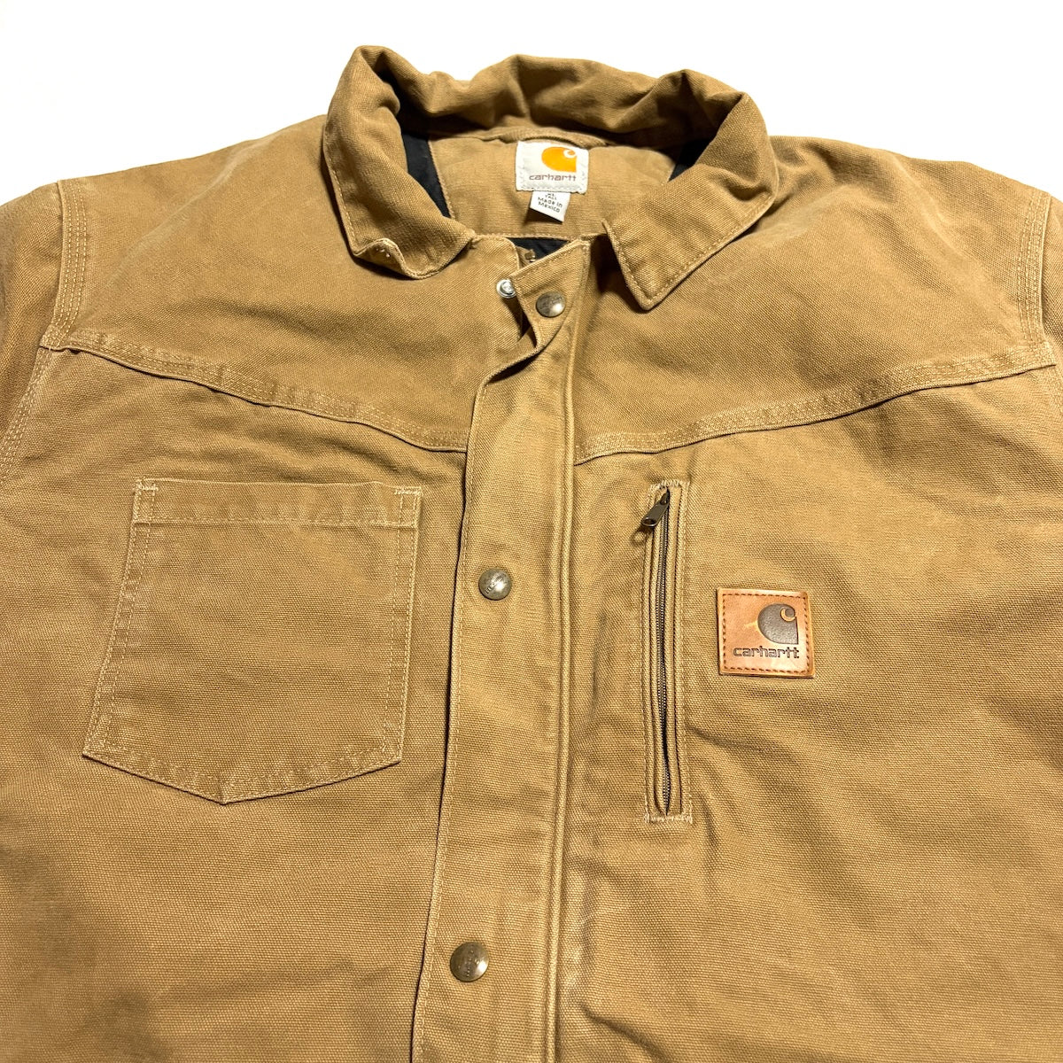 カーハート Carhartt ダックジャケット ベージュ メンズXL