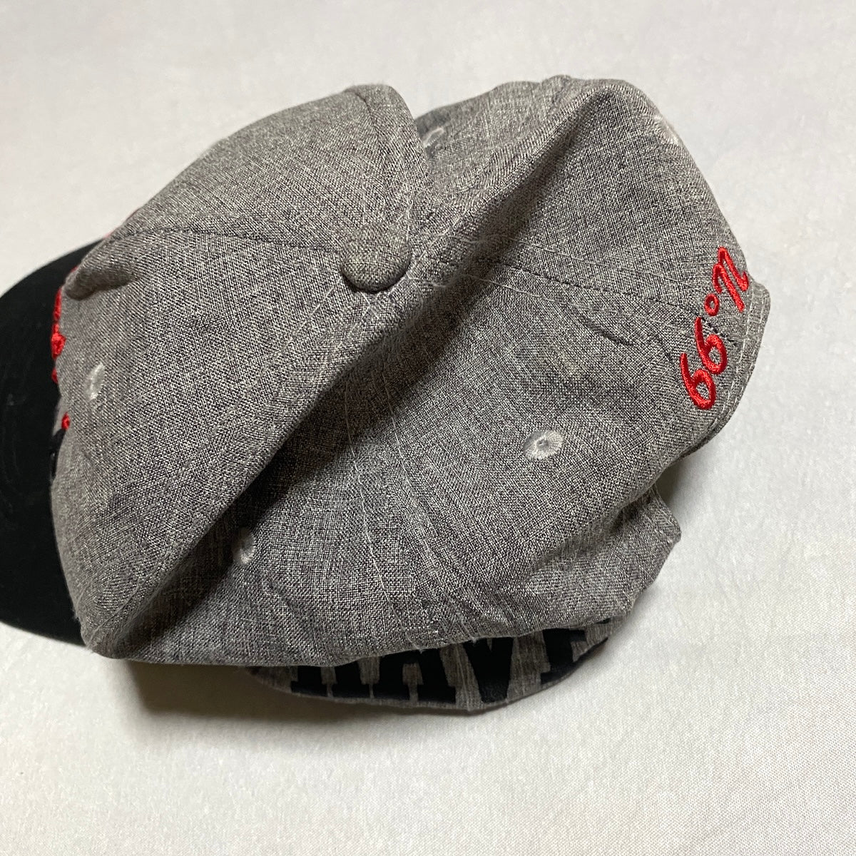 オーセンティック キャップ グレー ブラック M