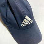 アディダス adidas キャップ ネイビー 刺繍ロゴ L