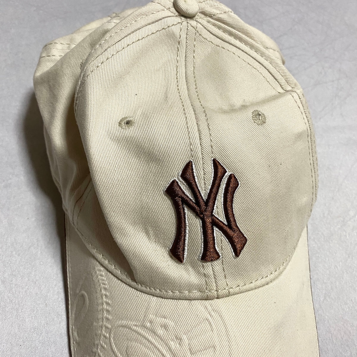 ニューエラ NEW ERA キャップ ベージュ ニューヨークヤンキース XL
