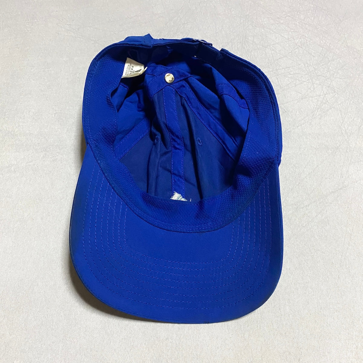 アディダス adidas キャップ ブルー 刺繍ロゴ L
