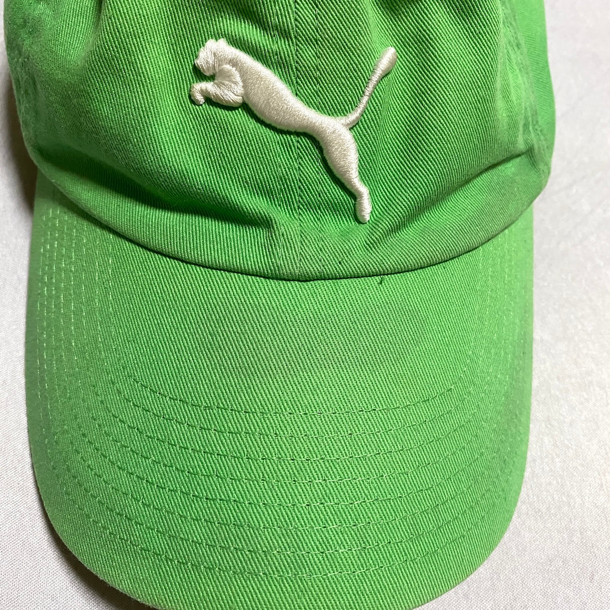 プーマ PUMA キャップ グリーン 刺繍ロゴ XL