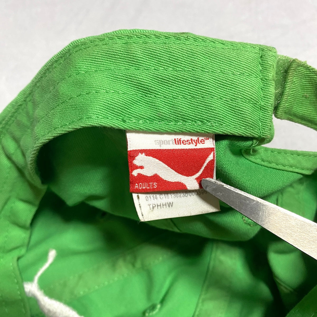 プーマ PUMA キャップ グリーン 刺繍ロゴ XL