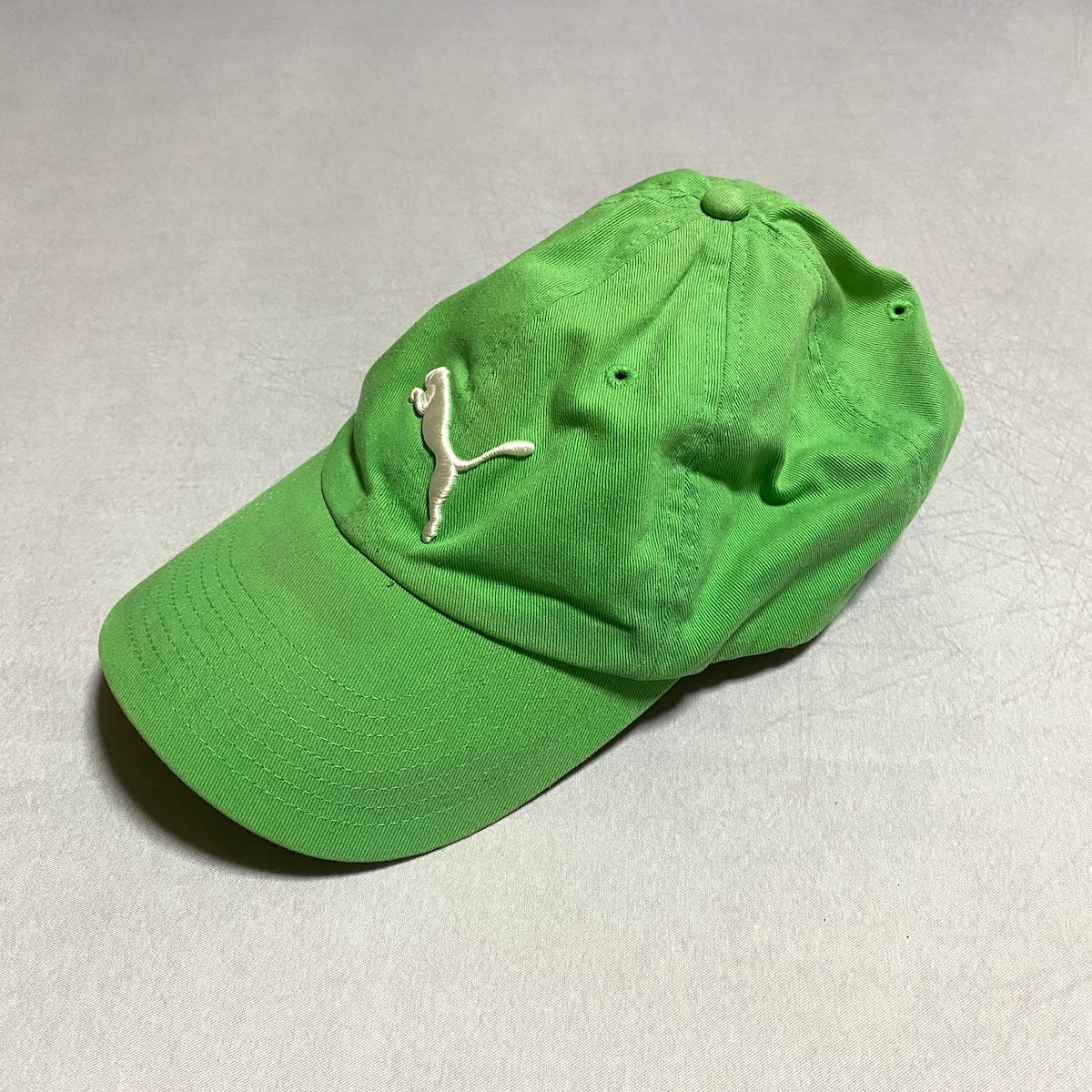 プーマ PUMA キャップ グリーン 刺繍ロゴ XL