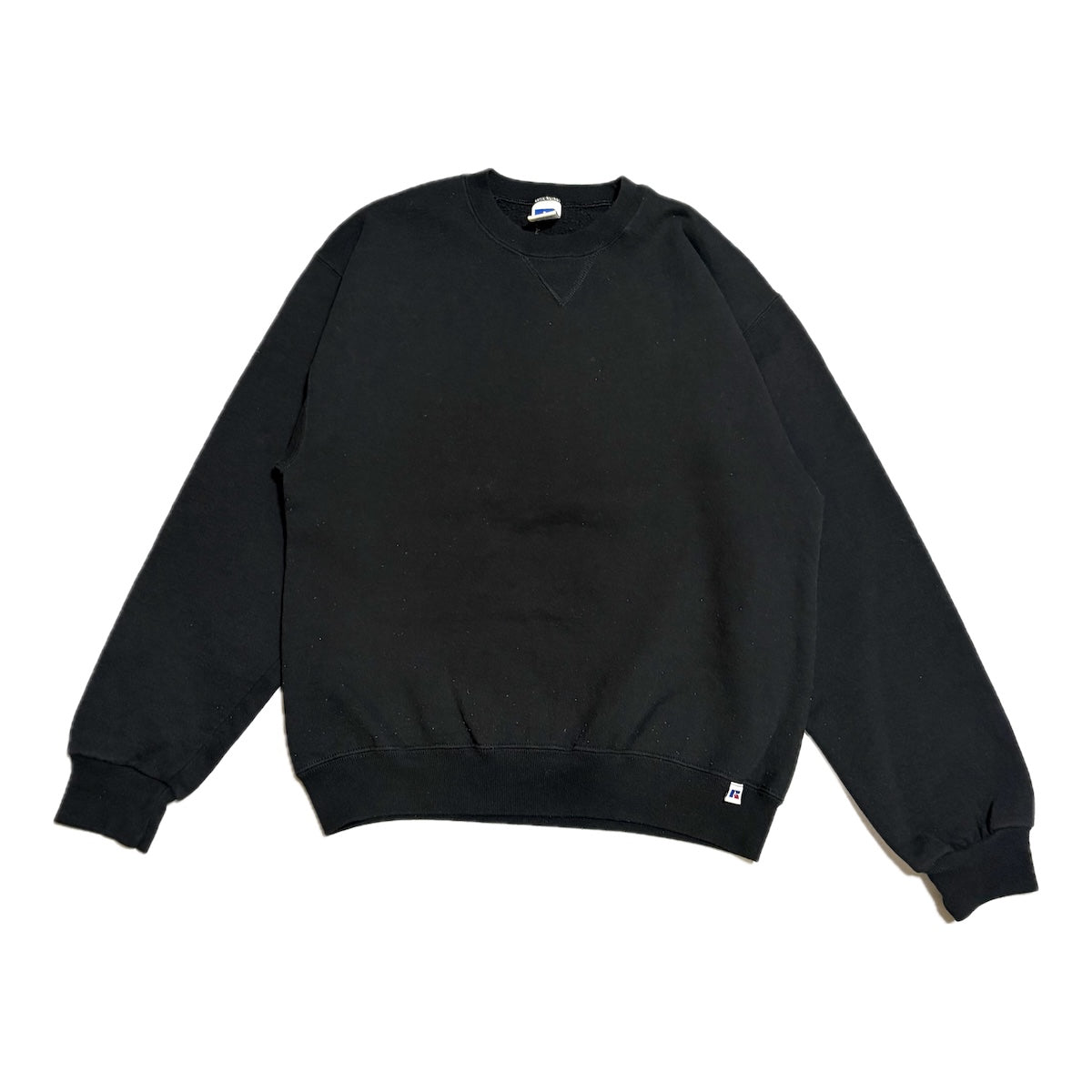 ラッセル Russell Athletic スウェット 90s ブラック 無地 メンズM