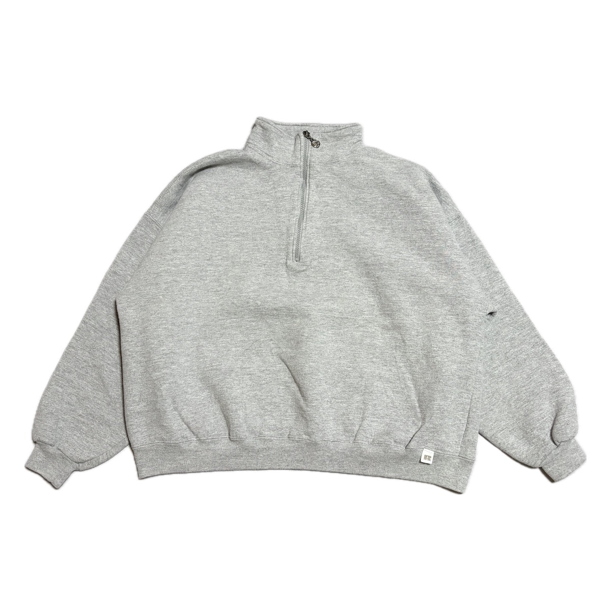 ラッセル Russell Athletic スウェット ハーフジップ USA製 グレー メンズL