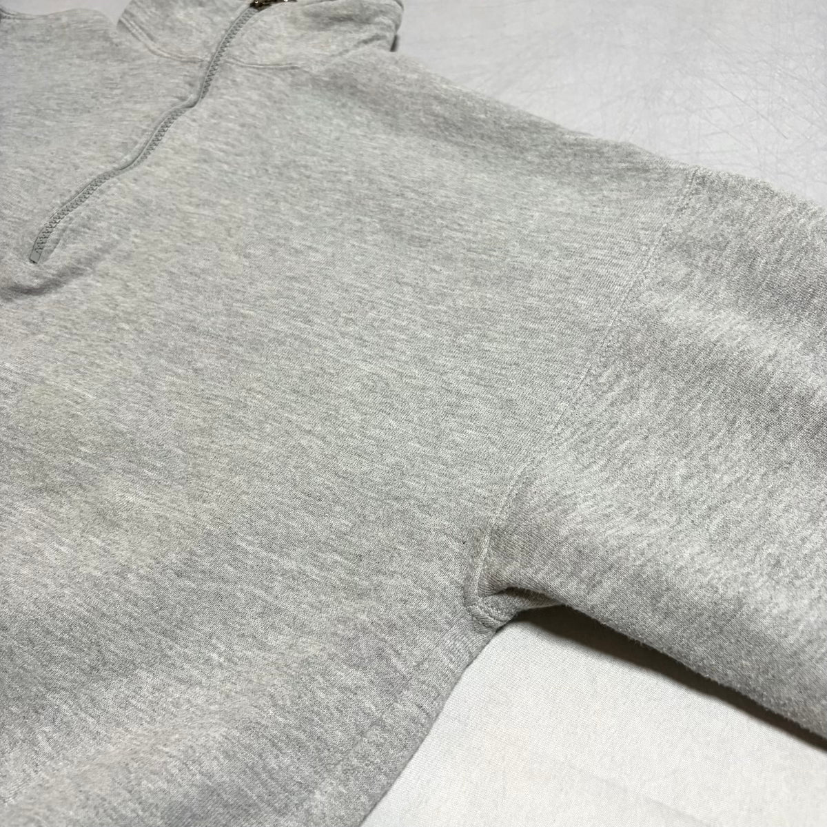 ラッセル Russell Athletic スウェット ハーフジップ USA製 グレー メンズL