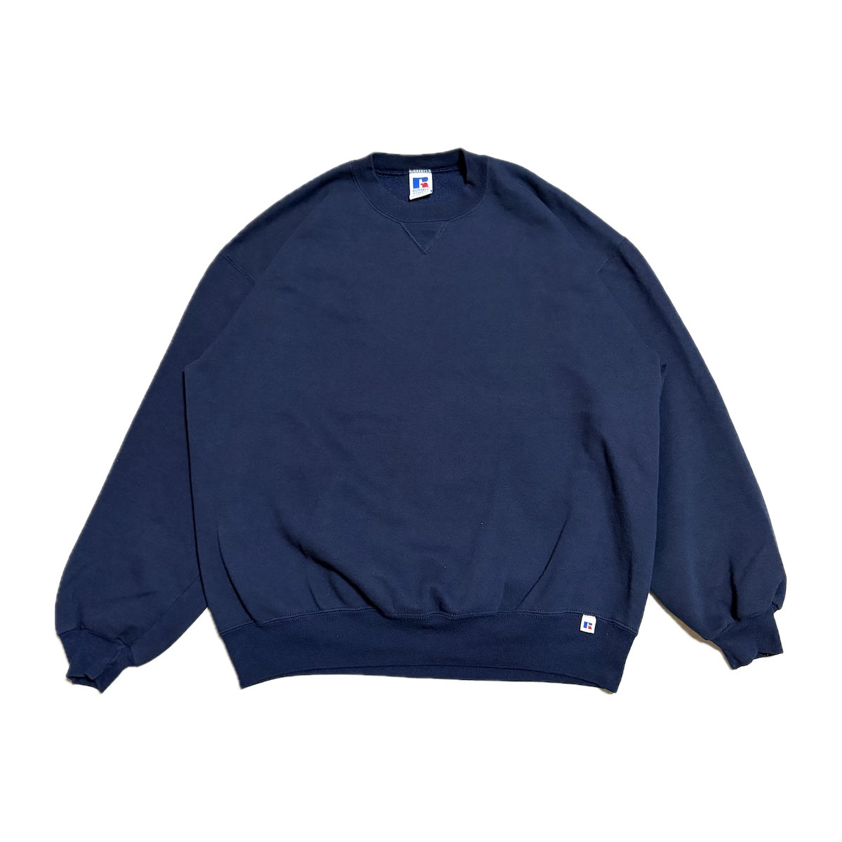 ラッセル Russell Athletic スウェット 90s USA製 ネイビー 無地 メンズXL