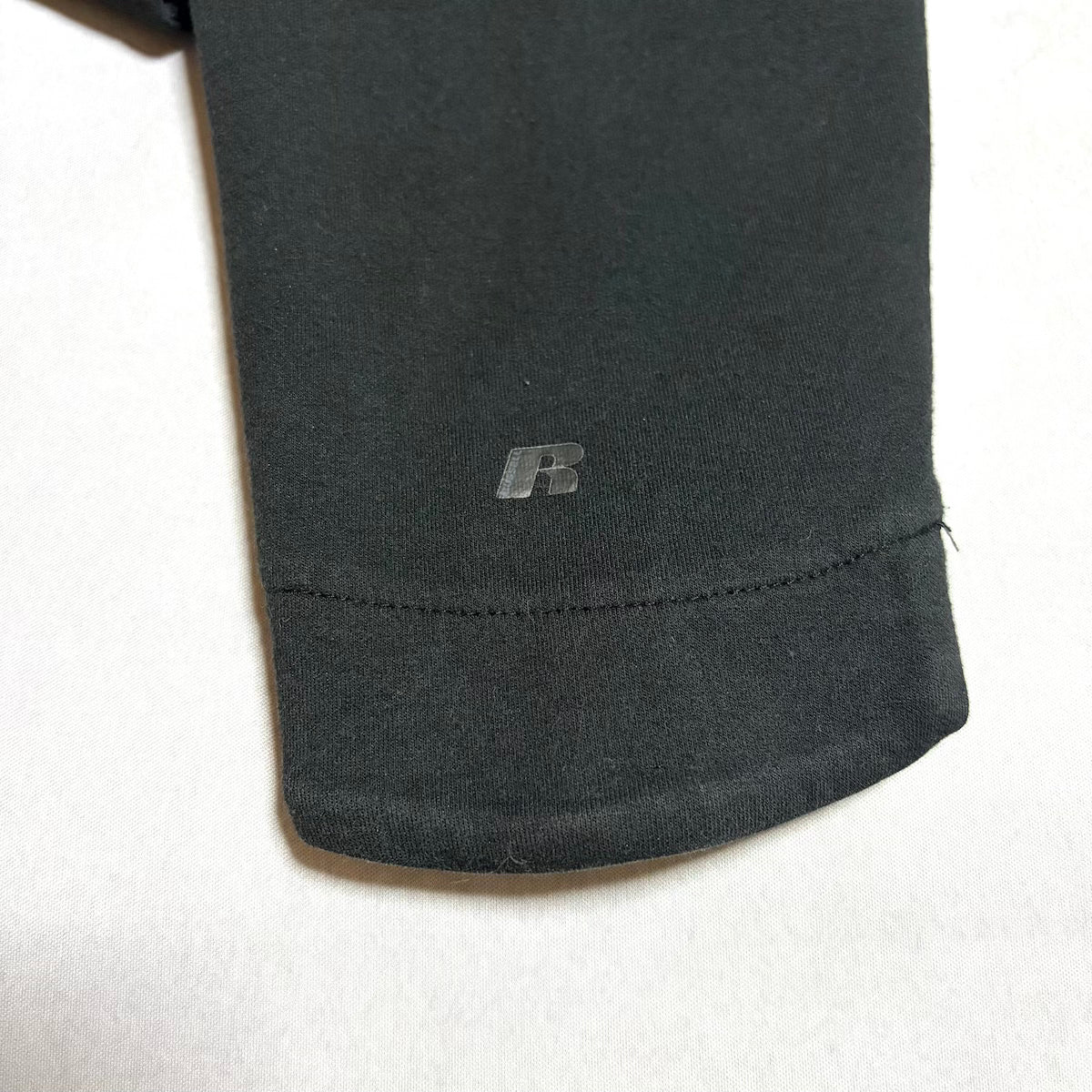ラッセル Russell Athletic パーカー フルジップ ブラック 無地 メンズXL