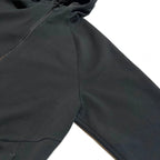 ラッセル Russell Athletic パーカー フルジップ ブラック 無地 メンズXL