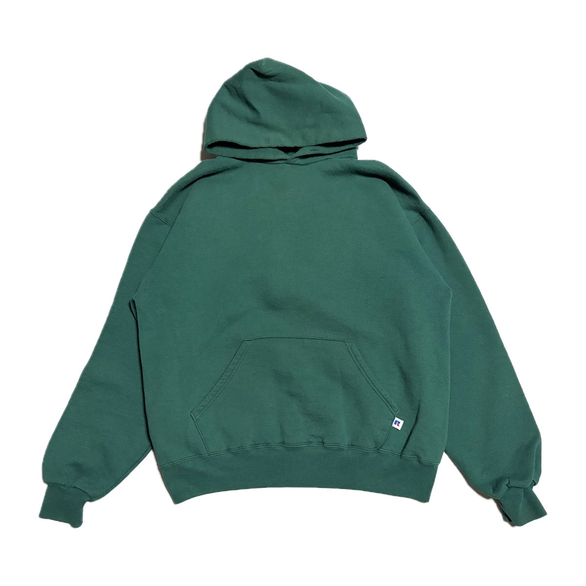 ラッセル Russell Athletic パーカー 90s グリーン 無地 メンズL